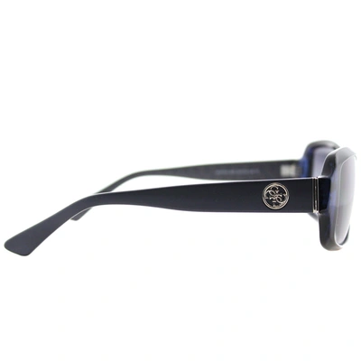 Shop Guess Gu 7410 90c 55mm Womens Oval Sunglasses In Purple