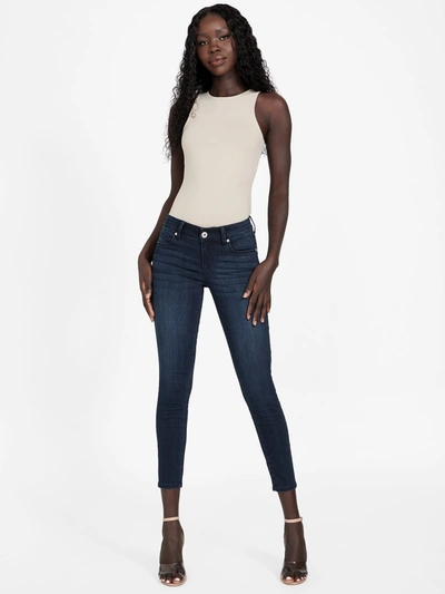 Månens overflade Se internettet I mængde Guess Factory Eco Sienna Classic Mid-rise Skinny Jeans In Blue | ModeSens