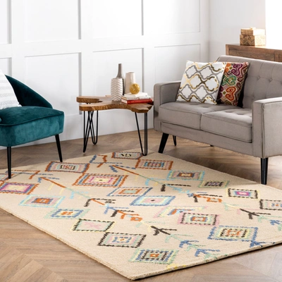 Shop Nuloom Hand Tufted Belini Area Rug In White