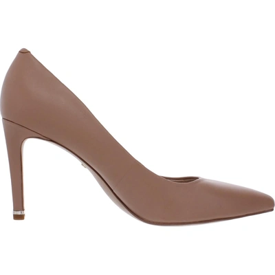 Shop Kenneth Cole New York Riley 85 Womens Comfort Insole Pointed Toe Dress Heels In Beige