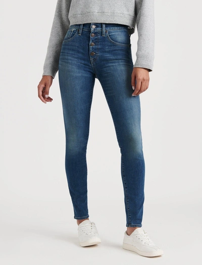 Shop Lucky Brand Womens High Rise Bridgette Skinny Jean In Blue