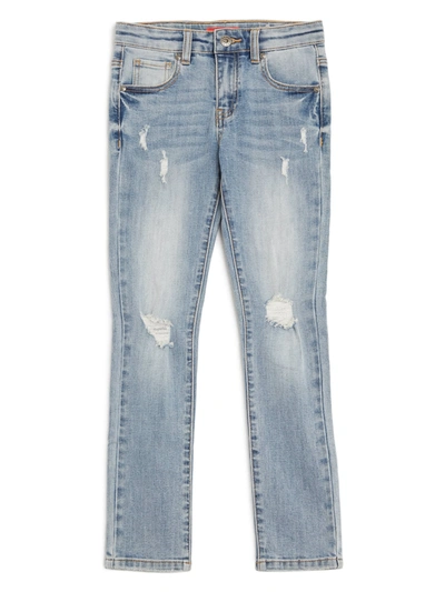 Shop Guess Factory Minime Scoth Skinny Jeans (7-18) In Blue