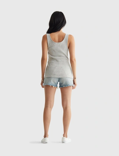 Shop Lucky Brand Womens Essential Henley Tank In Grey