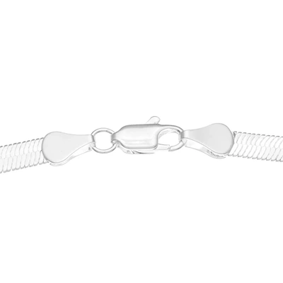 Ballstudz Sterling Silver 925 Herringbone Necklace