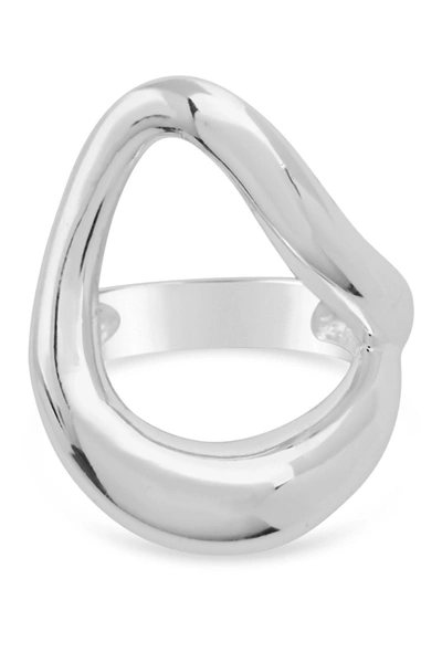 Sterling Forever Sterling Silver Open Ring In White