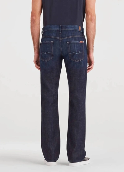 Shop 7 For All Mankind Brett Bootcut Jeans In Los Angeles Dark In Blue