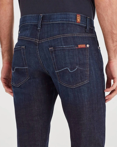 Shop 7 For All Mankind Brett Bootcut Jeans In Los Angeles Dark In Blue