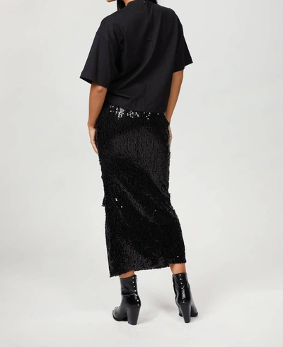Shop In The Mood For Love Moore Midi Skirt In Black