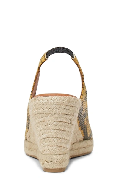 Shop Andre Assous Raisa Espadrille Slingback Wedge In Brown