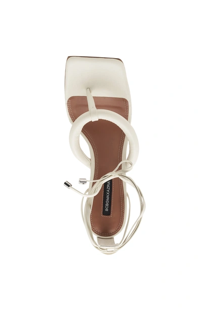 Shop Bcbgmaxazria Pelia Optic White Sandal Heel
