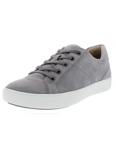 Shop Naturalizer Morrison Womens Leather Lifestyle Casual And Fashion Sneakers In Grey