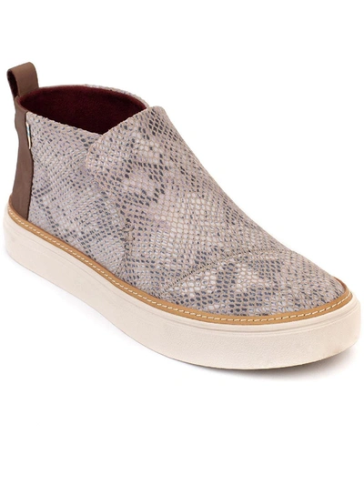 Shop Toms Paxton Womens Suede Faux Fur Lined Fashion Sneakers In Multi