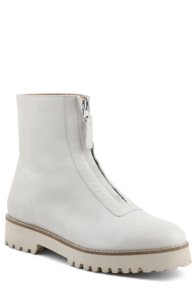 Shop Andre Assous Paina Lightweight Zipper Bootie In White