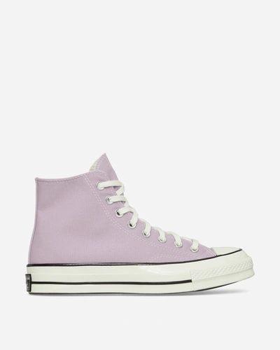 Shop Converse Chuck 70 Hi Vintage Canvas Sneakers Purple In Multicolor