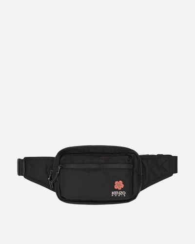 Shop Kenzo Crest Belt Bag In Black