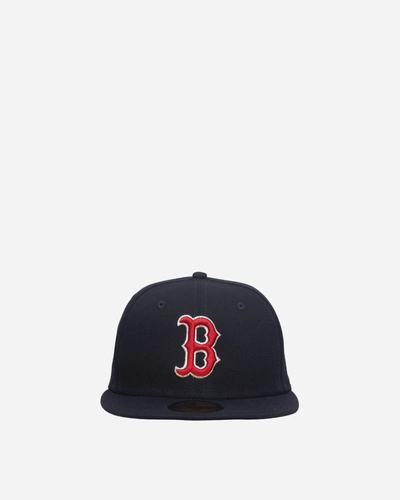 Shop New Era Boston Red Sox 59fifty Cap Blue In Multicolor