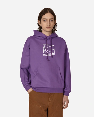 Shop Paccbet Logo Hooded Sweatshirt In Purple
