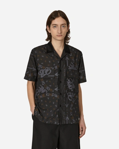 Shop Sacai Eric Haze Bandana Print Shirt In Black
