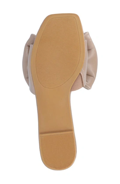 Journee Collection Tru Comfort Foam Fayre Bow Flat In Mocha