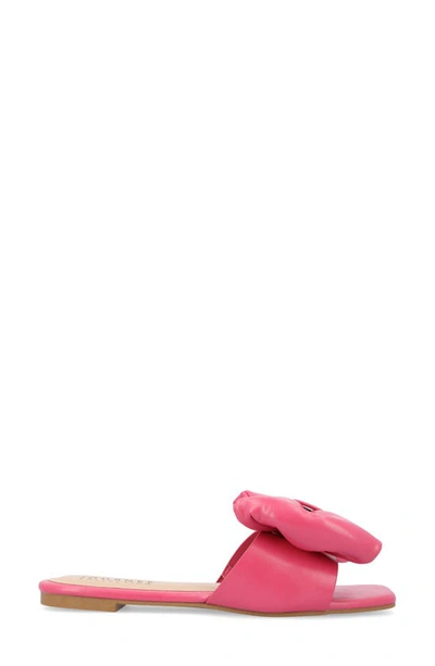 Journee Collection Tru Comfort Foam Fayre Bow Flat In Pink