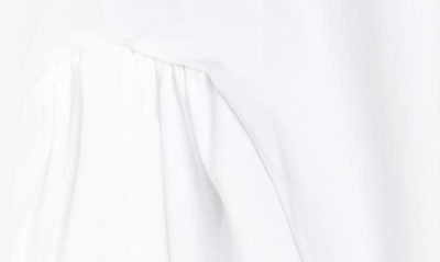 Shop Area Embellished Scallop Hem Cotton Minidress In White