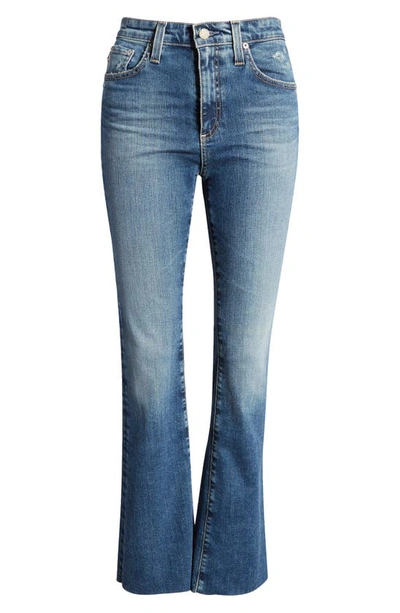 Shop Ag Farrah High Waist Fray Hem Bootcut Jeans In 14 Years Picturesque