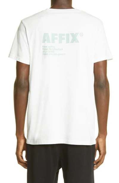 Shop Affix Logo Graphic Tee In Light Mint