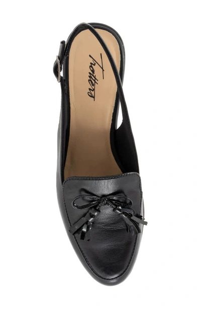 Trotters Lillie Slingback Loafer In Black