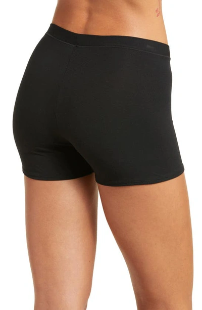 Shop Meundies Feelfree Boyshorts In Black