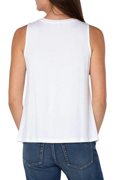 Shop Liverpool Los Angeles Sleeveless Knit Top In White