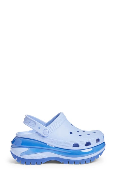 Shop Crocs Gender Inclusive Classic Mega Crush Platform Sandal In Moon Jelly