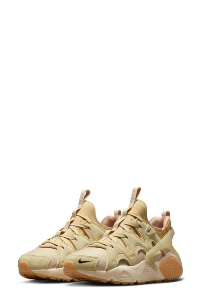 Nike Women's Air Huarache Craft Shoes In Sanddrift/earth/team Gold/pink  Oxford/rush Fuchsia/gum Medium Brown | ModeSens