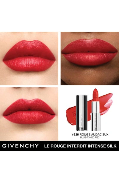 Givenchy Rouge Interdit Intense Silk Satin Matte Lipstick N326 Rouge Audacieux 0.1 oz / 34 G