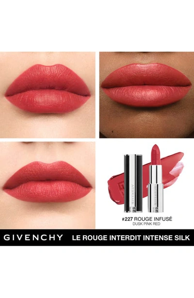 Shop Givenchy Le Rouge Interdit Silk Lipstick In N227
