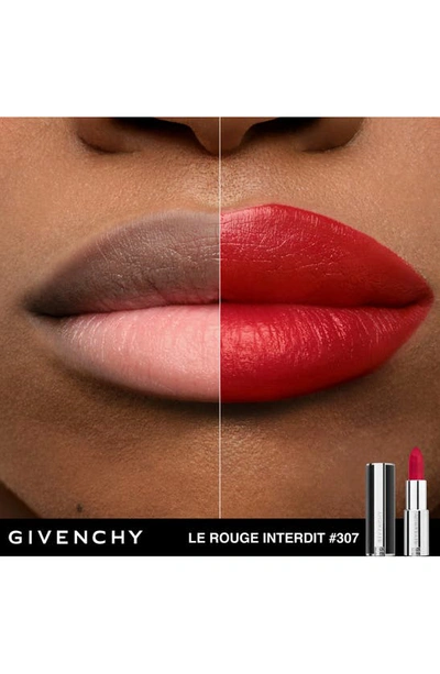 Shop Givenchy Le Rouge Interdit Silk Lipstick In N307