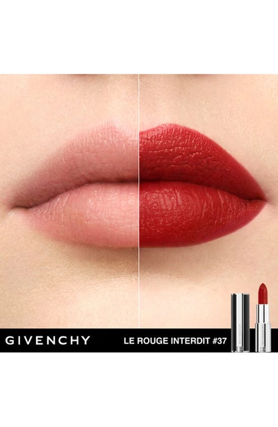 Shop Givenchy Le Rouge Interdit Silk Lipstick In N37