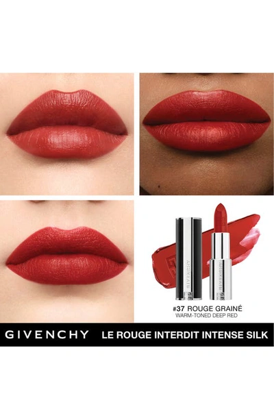 Shop Givenchy Le Rouge Interdit Silk Lipstick In N37