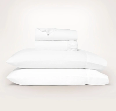 Boll & Branch Organic Linen Sheet Set In White