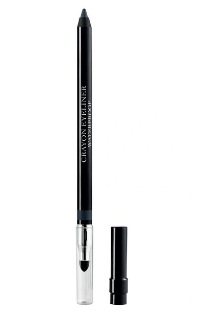 Shop Dior Long-wear Waterproof Eyeliner Pencil In 084 Deep Grey
