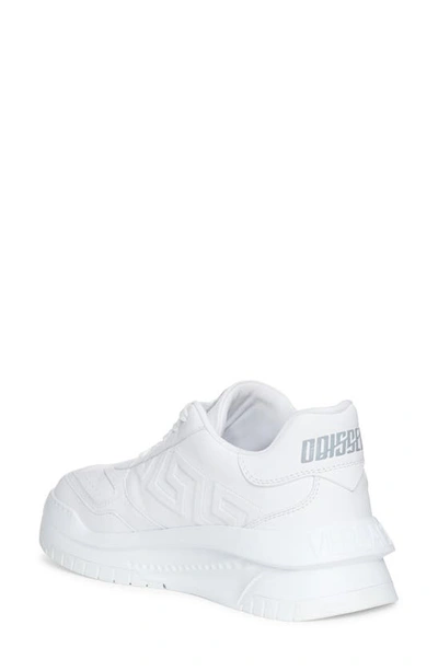 Shop Versace Odissea Low Top Sneaker In Optical White