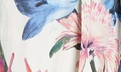 Shop Stella Mccartney Floral Print Straight Leg Pants In 8475- Multicolor