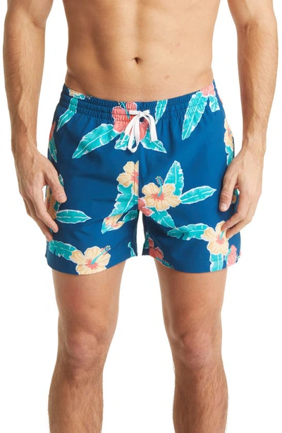 Shop Chubbies 5.5-inch Swim Trunks In The Floral Reefs