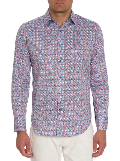 Shop Robert Graham Boom-boom Long Sleeve Button Down Shirt In Multi