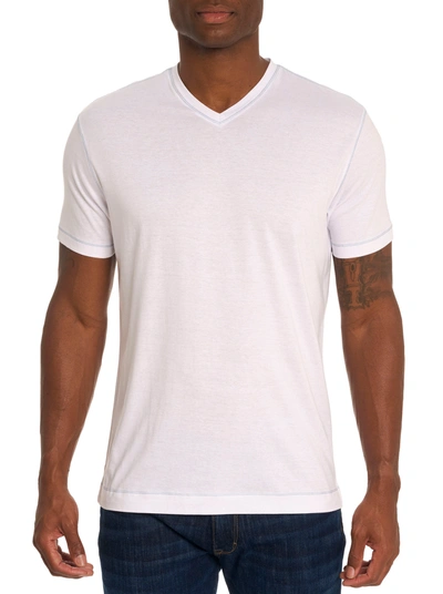 Shop Robert Graham Eastwood T-shirt In White