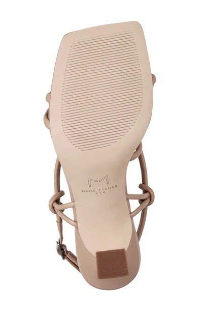 Shop Marc Fisher Ltd Dayne Slingback Sandal In Light Natural