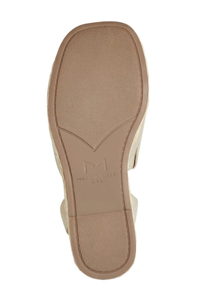Marc Fisher Ltd Nelly Ankle Strap Wedge Sandal In Light Natural 110