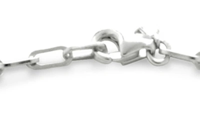 Shop Monica Vinader Mini Paper Clip Choker Necklace In Sterling Silver
