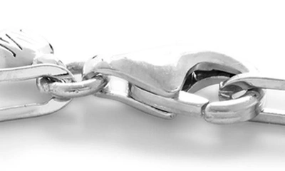 Monica Vinader Sterling Silver Paperclip Chain Bracelet In Sterling Silver