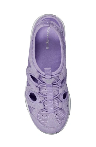 Easy Spirit Earthen Womens Suede Mesh Walking Shoes In Light Purple 530