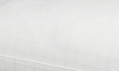 Ella Jayne Home Overstuffed Gel Filled Dobby Windowpane Side/back Sleeper Cotton Pillow In White